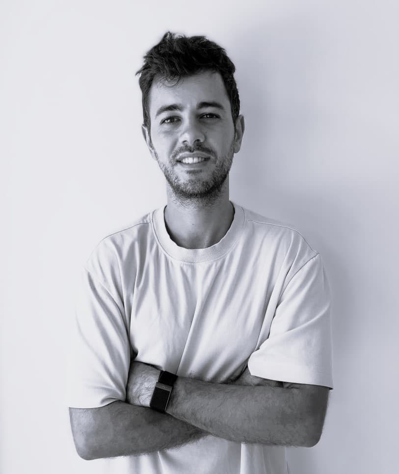 Yoav Assaf — black-and-white portrait